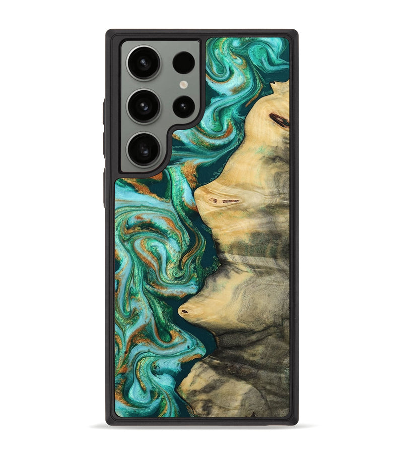 Galaxy S23 Ultra Wood Phone Case - Ainara (Green, 812076)