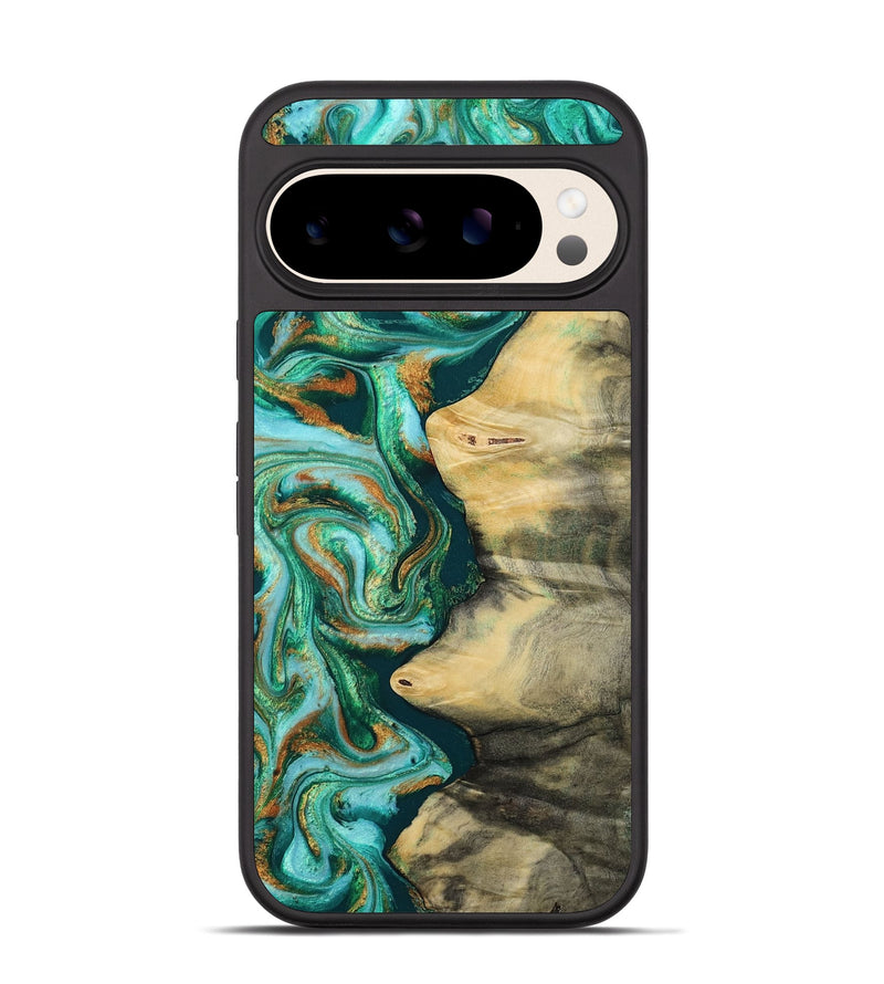 Pixel 10 Wood Phone Case - Ainara (Green, 812076)