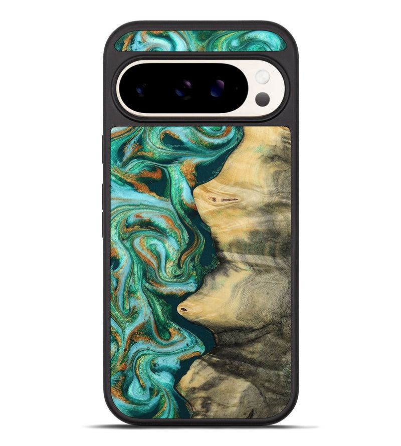 Pixel 10 Pro XL Wood Phone Case - Ainara (Green, 812076)