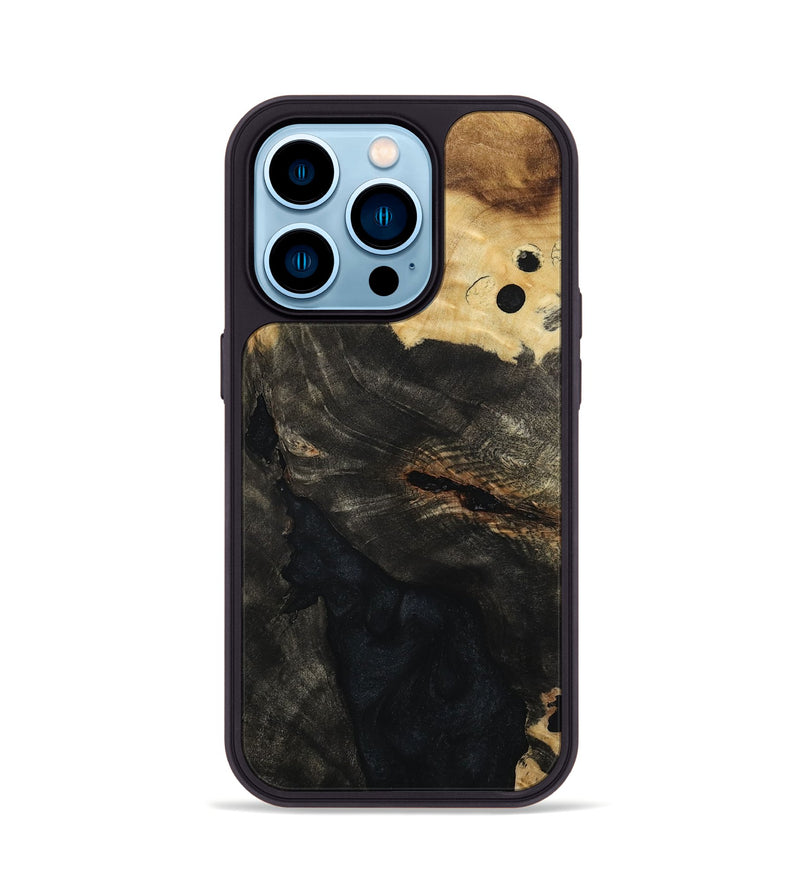 iPhone 14 Pro Wood Phone Case - Enoch (Wood Burl, 812078)