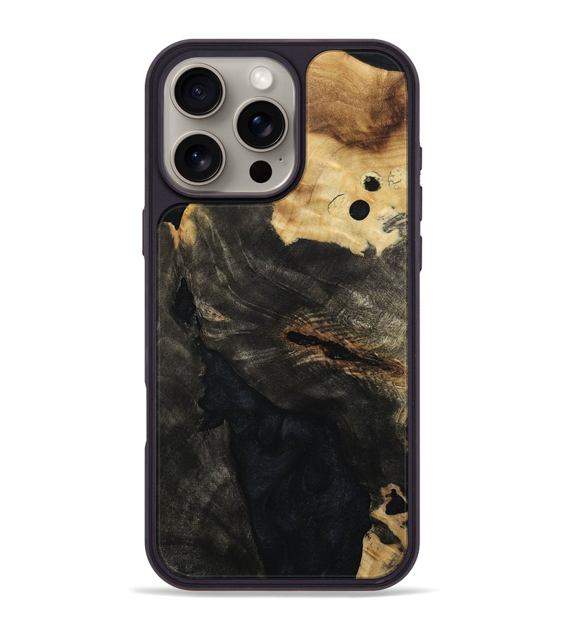 iPhone 16 Pro Max Wood Phone Case - Enoch (Wood Burl, 812078)