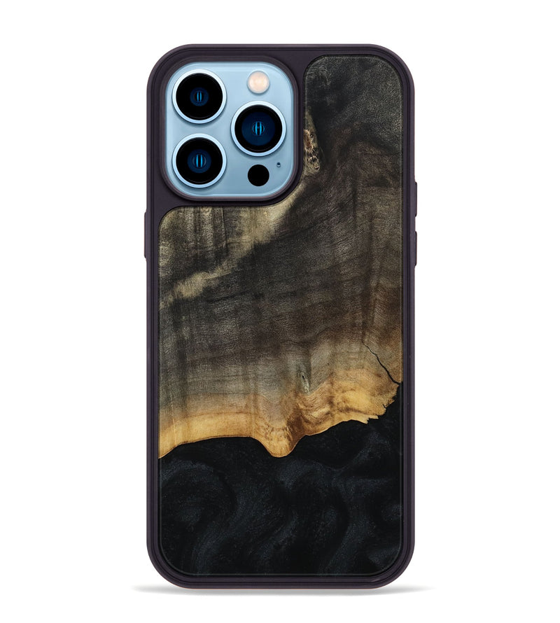 iPhone 14 Pro Max Wood Phone Case - Latisha (Wood Burl, 812083)