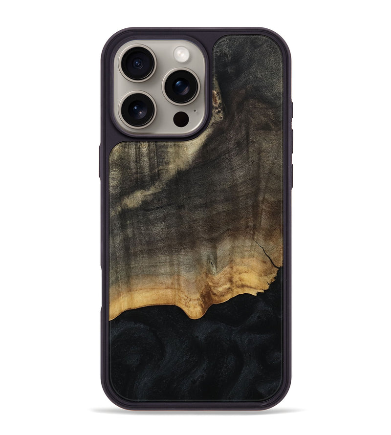 iPhone 16 Pro Max Wood Phone Case - Latisha (Wood Burl, 812083)