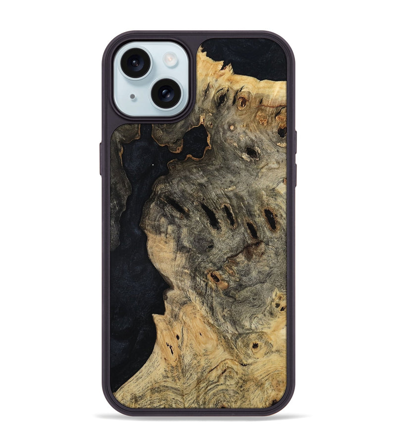 iPhone 15 Plus Wood Phone Case - Marcelo (Wood Burl, 812084)