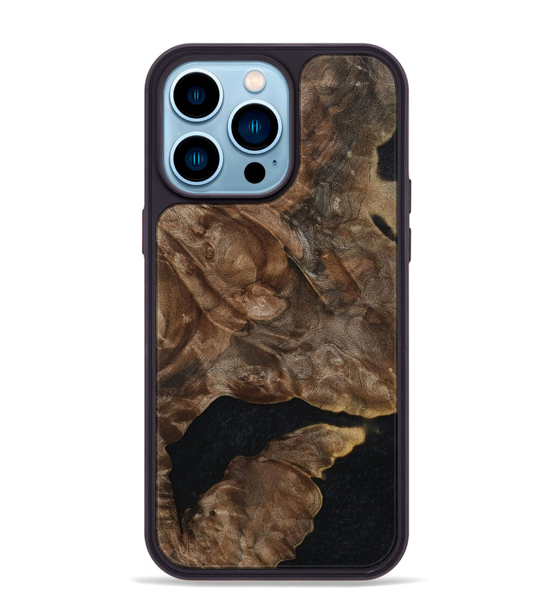 iPhone 14 Pro Max Wood Phone Case - Sherlyn (Wood Burl, 812085)