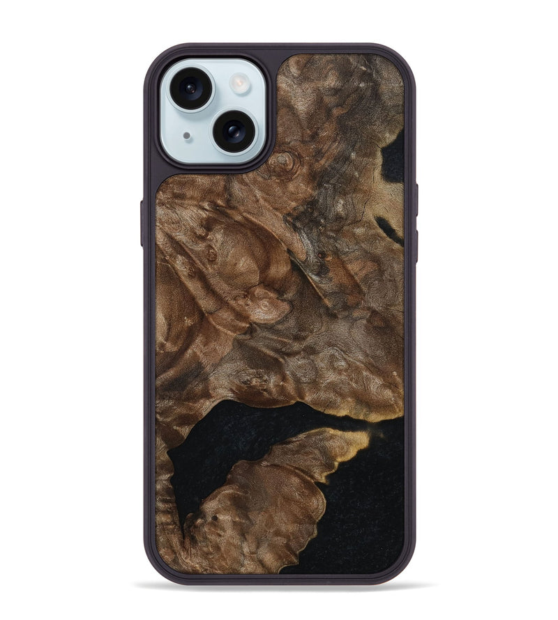 iPhone 15 Plus Wood Phone Case - Sherlyn (Wood Burl, 812085)