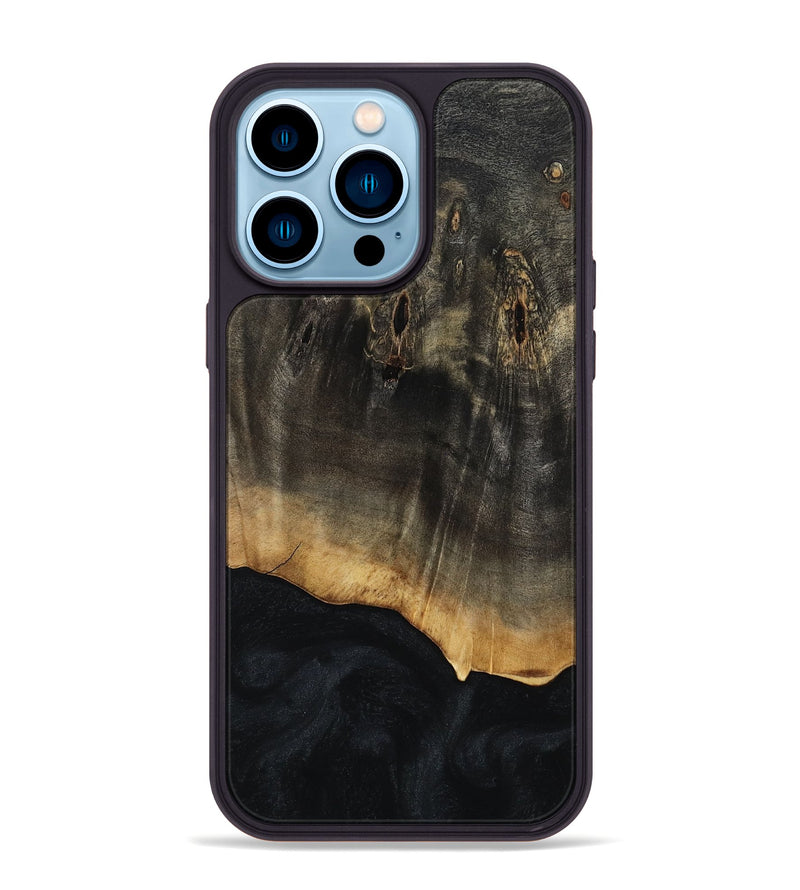 iPhone 14 Pro Max Wood Phone Case - Angelo (Wood Burl, 812086)