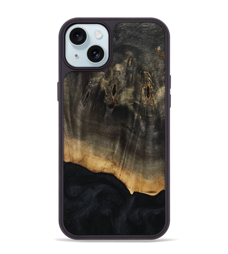 iPhone 15 Plus Wood Phone Case - Angelo (Wood Burl, 812086)