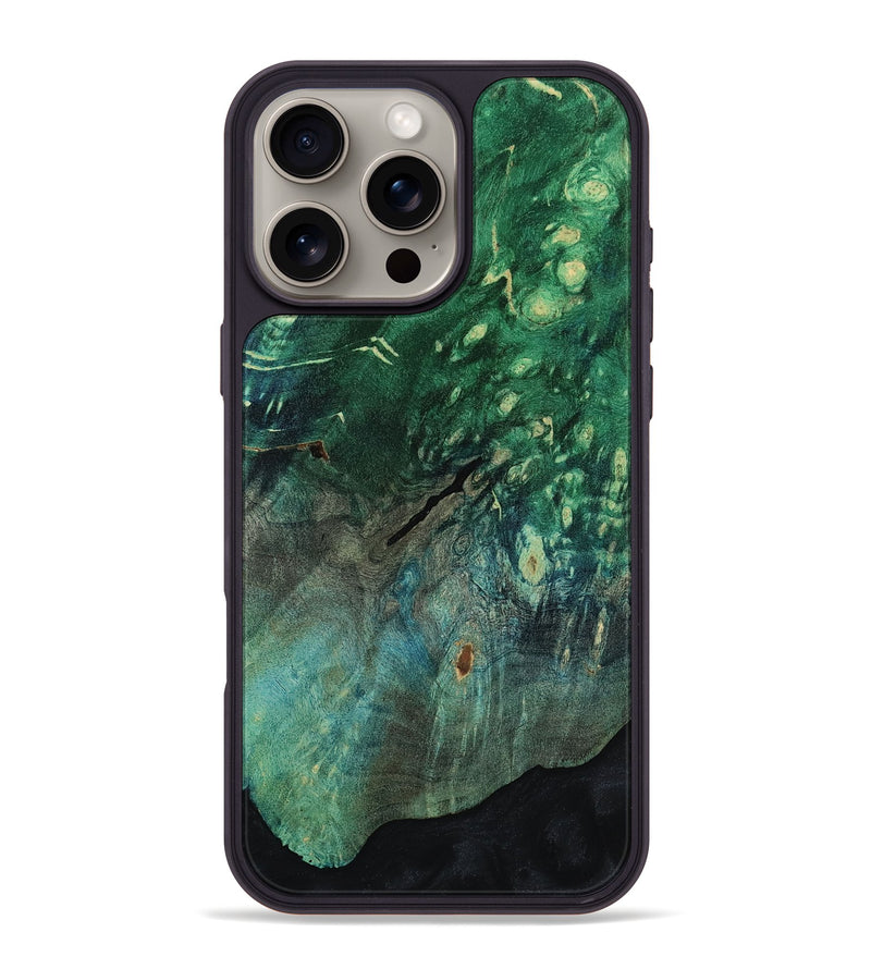 iPhone 16 Pro Max Wood Phone Case - Leanna (Wood Burl, 812089)