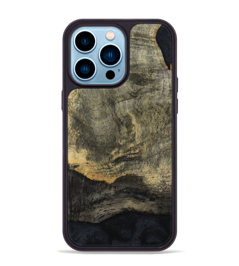 iPhone 14 Pro Max Wood Phone Case - Keith (Wood Burl, 812090)