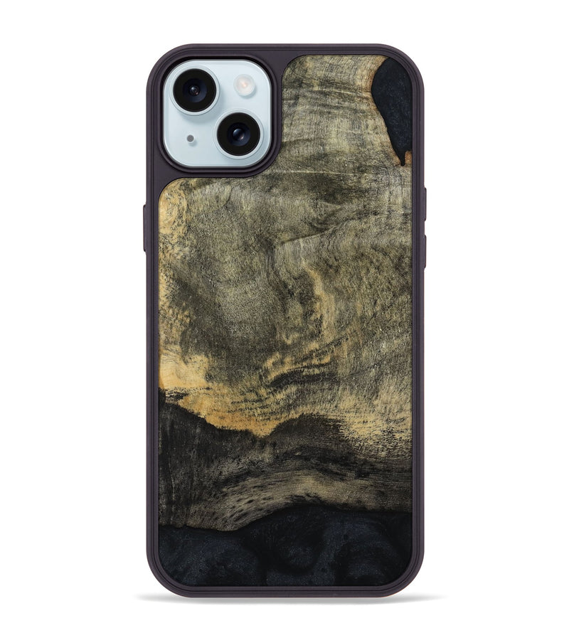 iPhone 15 Plus Wood Phone Case - Keith (Wood Burl, 812090)