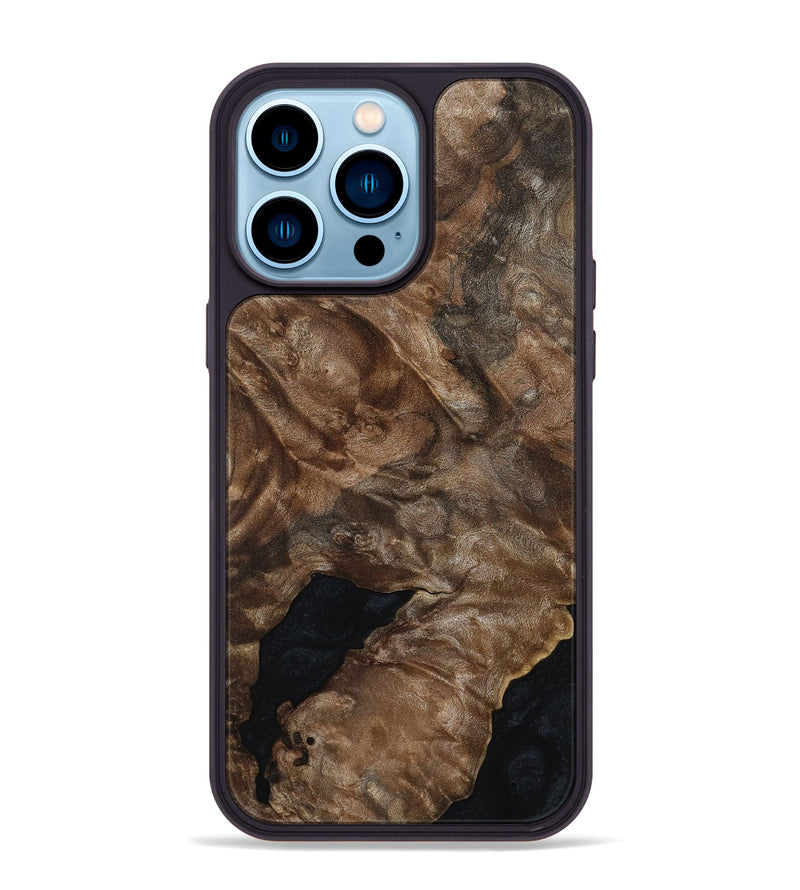 iPhone 14 Pro Max Wood Phone Case - Palmer (Wood Burl, 812091)