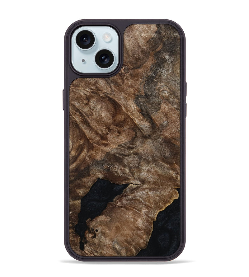 iPhone 15 Plus Wood Phone Case - Palmer (Wood Burl, 812091)