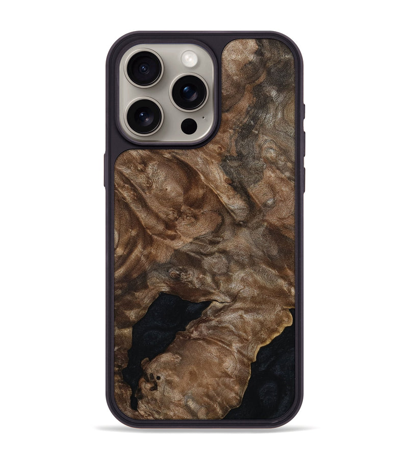 iPhone 15 Pro Max Wood Phone Case - Palmer (Wood Burl, 812091)