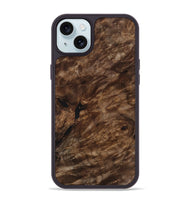 iPhone 15 Plus Wood Phone Case - Asia (Wood Burl, 812092)