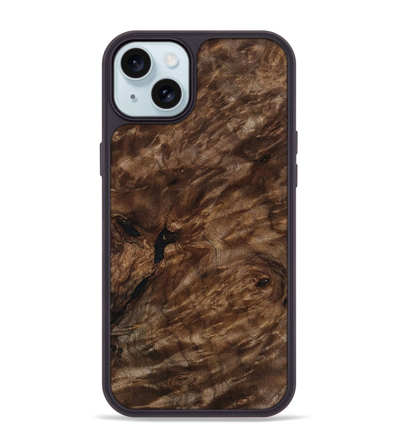 iPhone 15 Plus Wood Phone Case - Asia (Wood Burl, 812092)