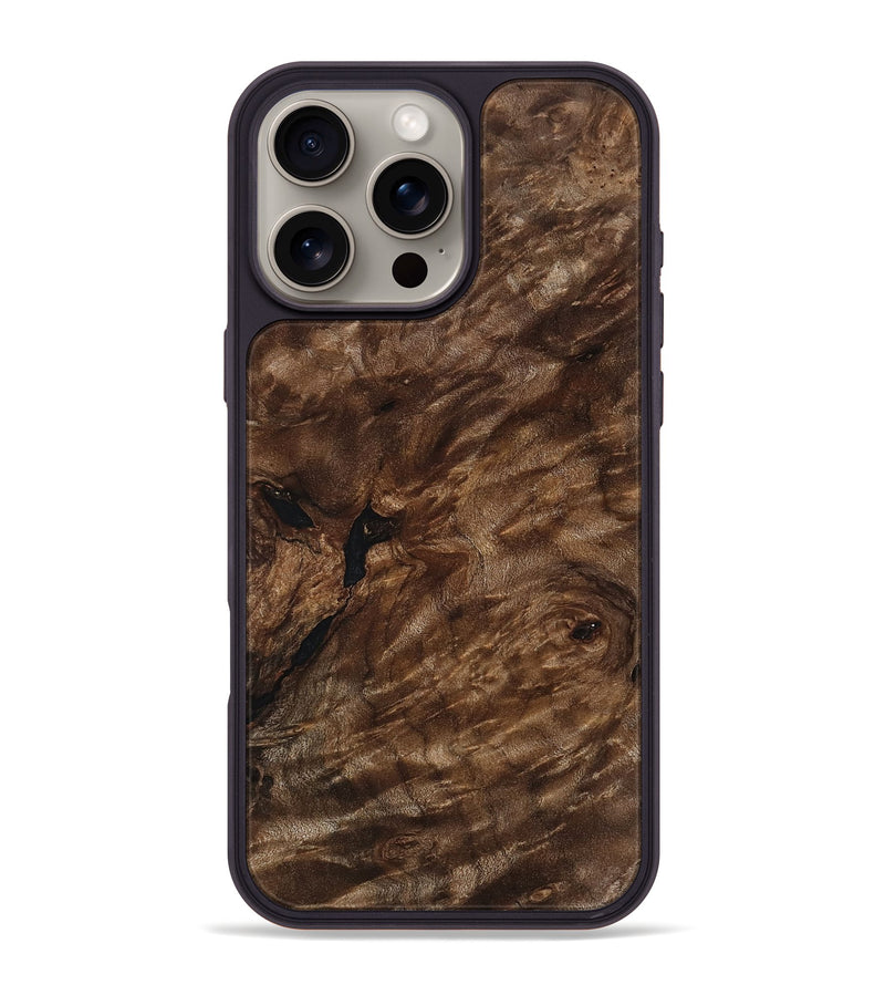 iPhone 16 Pro Max Wood Phone Case - Asia (Wood Burl, 812092)