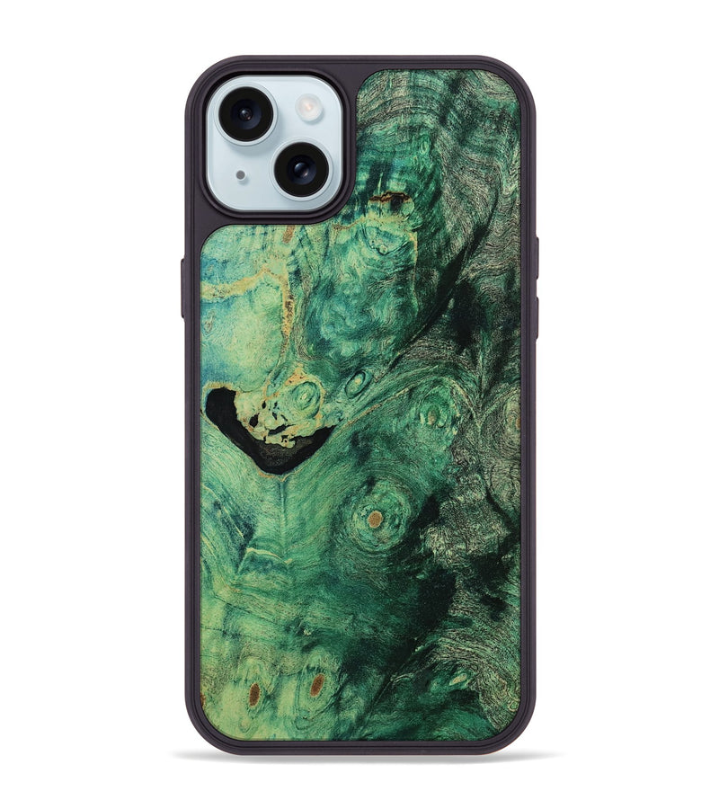 iPhone 15 Plus Wood Phone Case - Bria (Wood Burl, 812093)