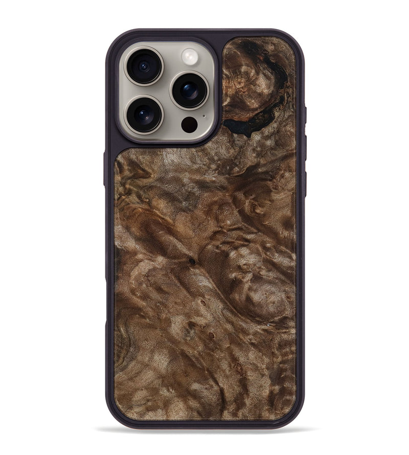 iPhone 16 Pro Max Wood Phone Case - Oren (Wood Burl, 812094)