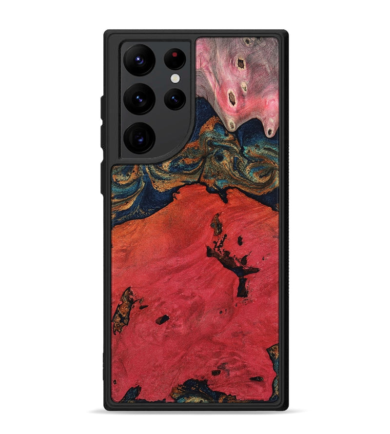 Galaxy S22 Ultra Wood Phone Case - Clark (Red, 812096)