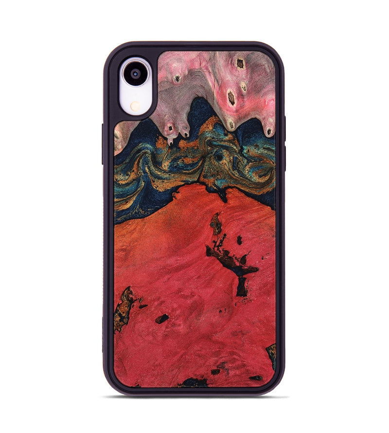 iPhone Xr Wood Phone Case - Clark (Red, 812096)