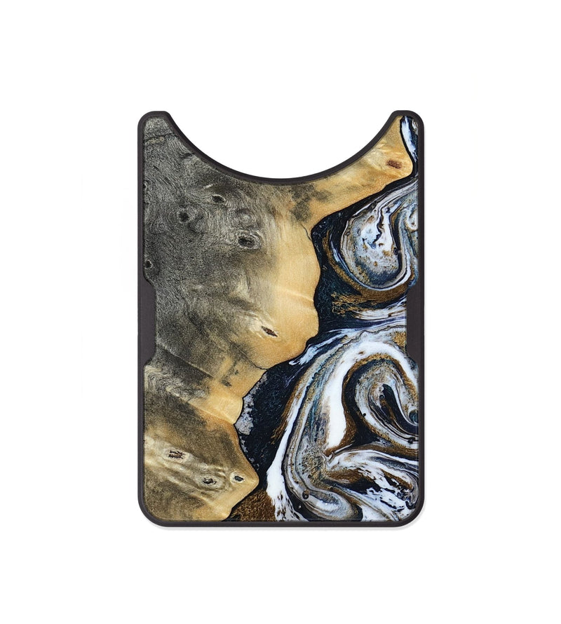 Alloy Wood Wallet - Saige (Black & White, 812097)