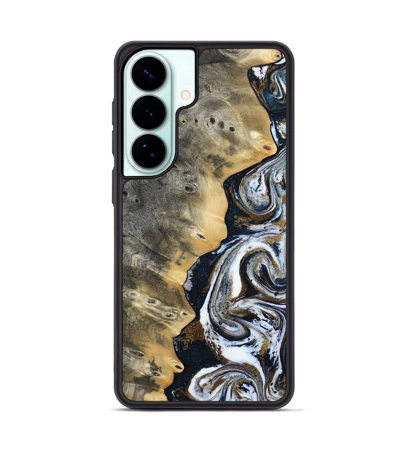 Galaxy S26 Plus Wood Phone Case - Saige (Black & White, 812097)