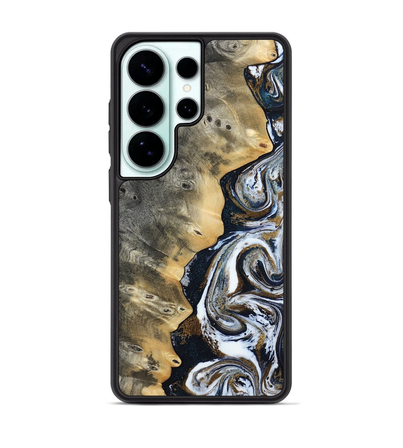 Galaxy S26 Ultra Wood Phone Case - Saige (Black & White, 812097)