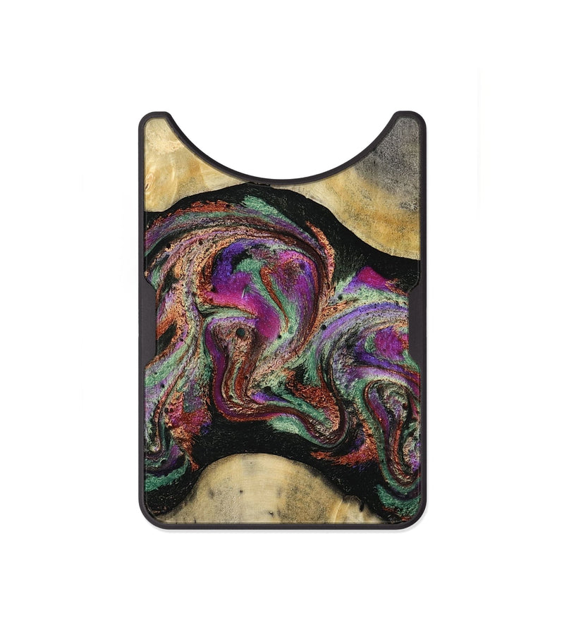 Alloy Wood Wallet - Tamiko (Green, 812105)