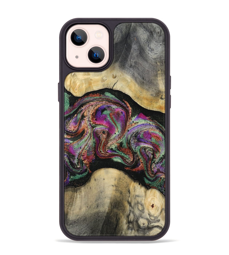 iPhone 14 Plus Wood Phone Case - Tamiko (Green, 812105)