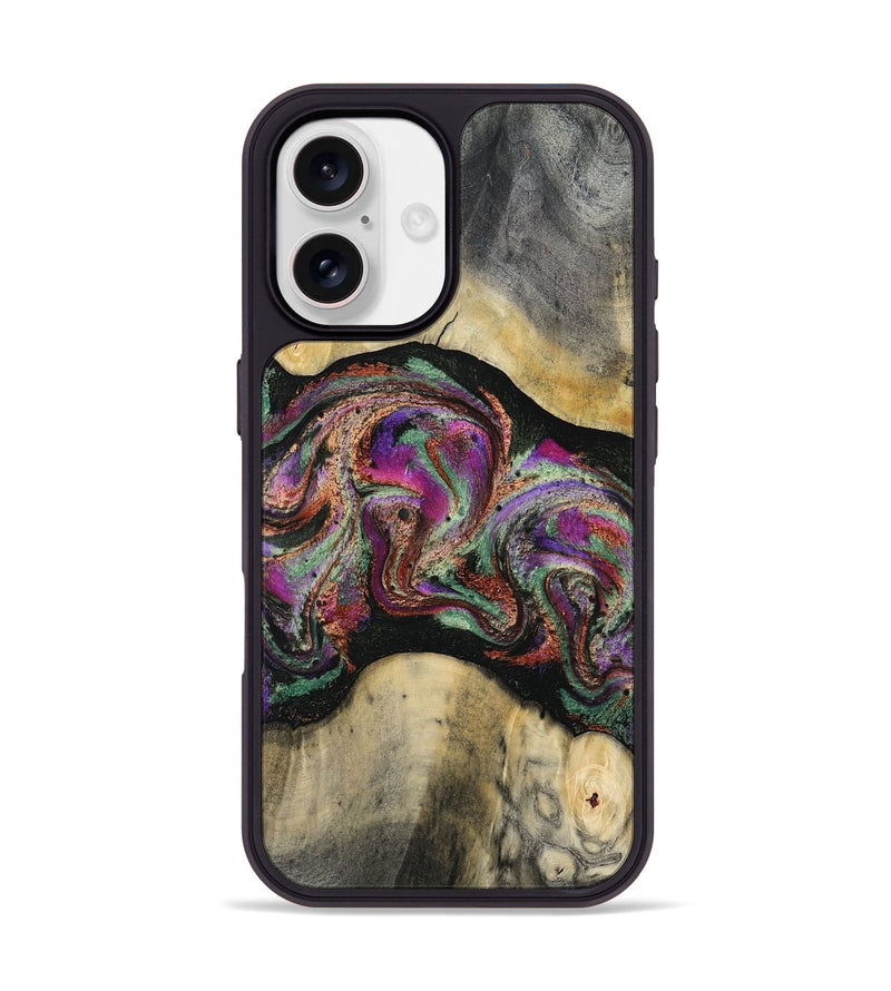 iPhone 17 Wood Phone Case - Tamiko (Green, 812105)