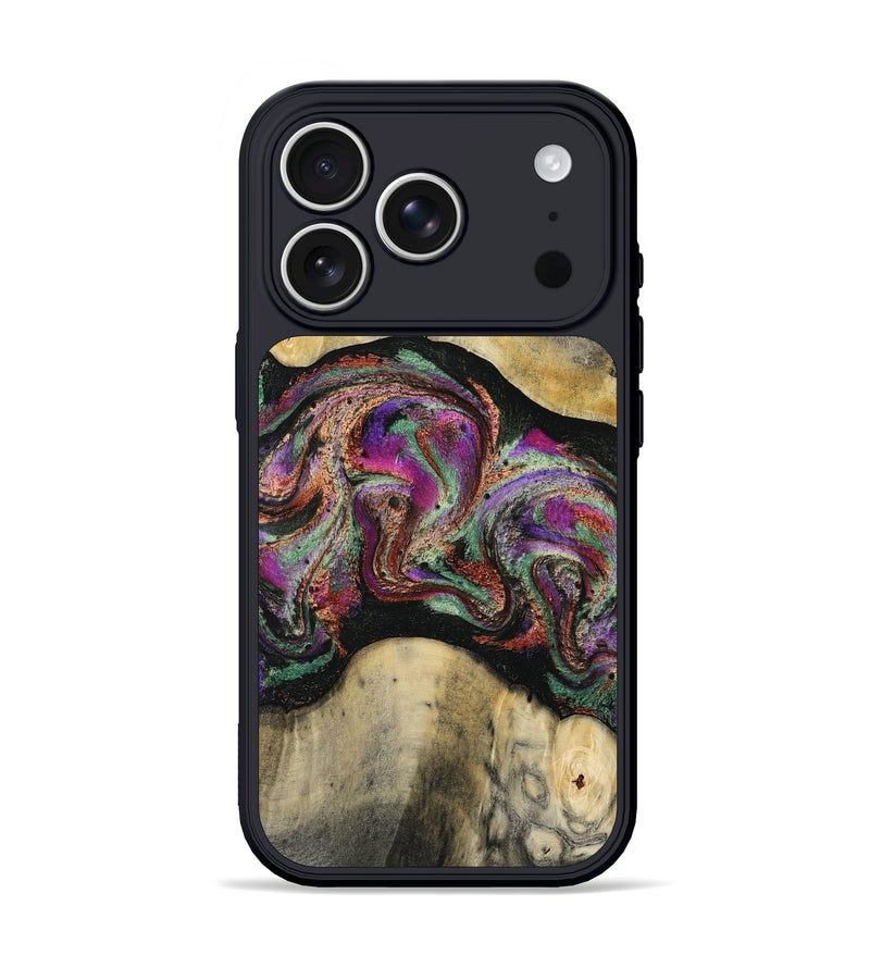 iPhone 17 Pro Wood Phone Case - Tamiko (Green, 812105)