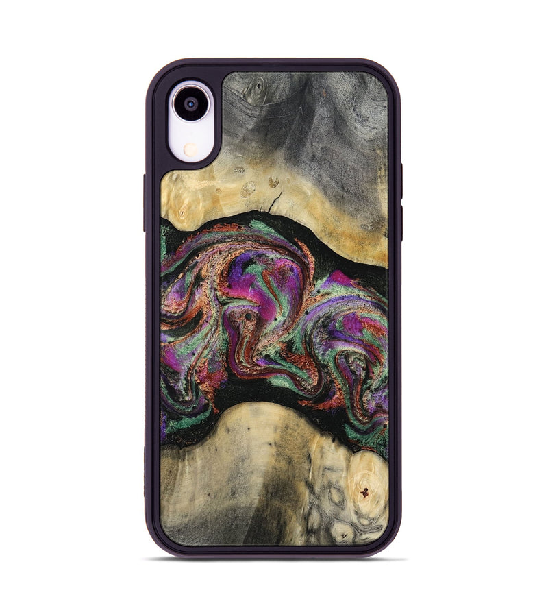 iPhone Xr Wood Phone Case - Tamiko (Green, 812105)