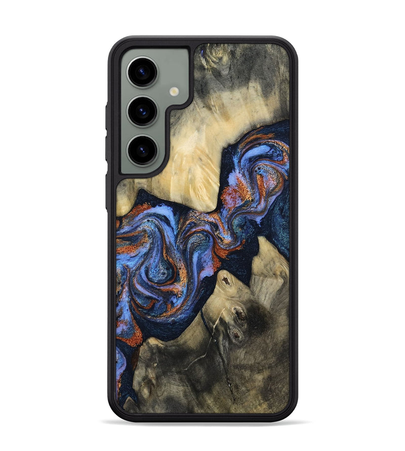 Galaxy S24 Plus Wood Phone Case - Susie (Teal & Gold, 812117)