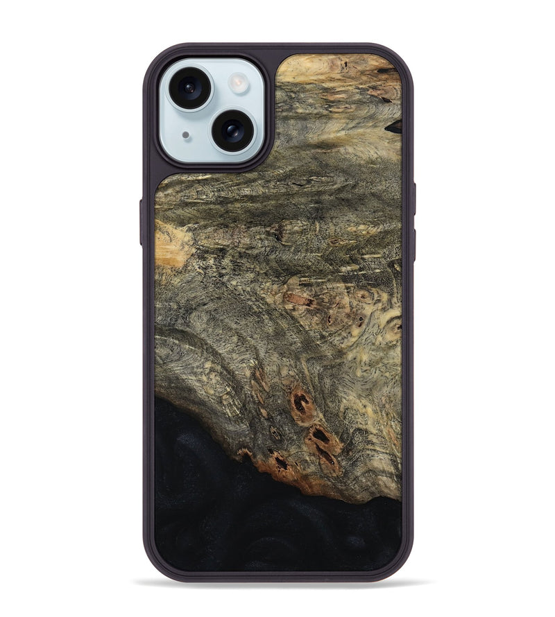 iPhone 15 Plus Wood Phone Case - Emmet (Wood Burl, 812130)