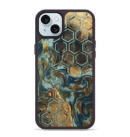 iPhone 15 Plus Wood Phone Case - Wash (Pattern, 812138)