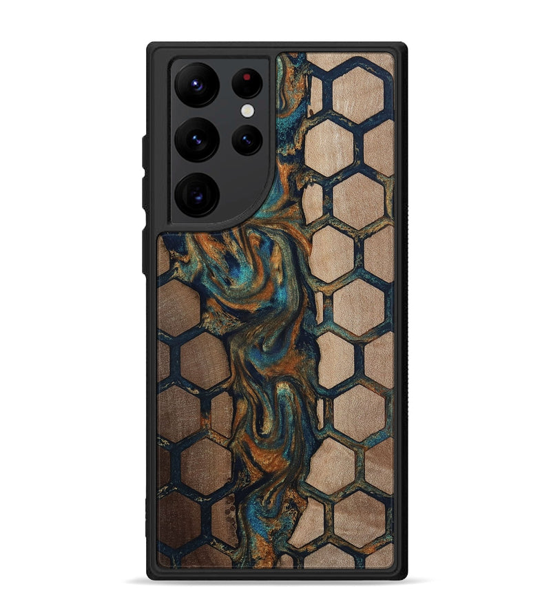 Galaxy S22 Ultra Wood Phone Case - Malik (Pattern, 812144)