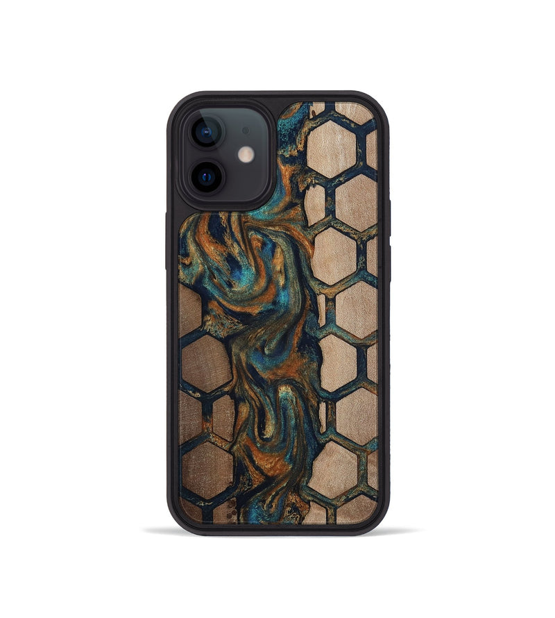 iPhone 12 mini Wood Phone Case - Malik (Pattern, 812144)