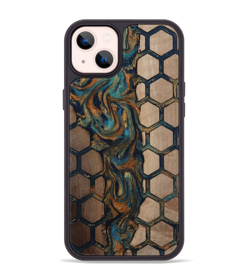 iPhone 14 Plus Wood Phone Case - Malik (Pattern, 812144)
