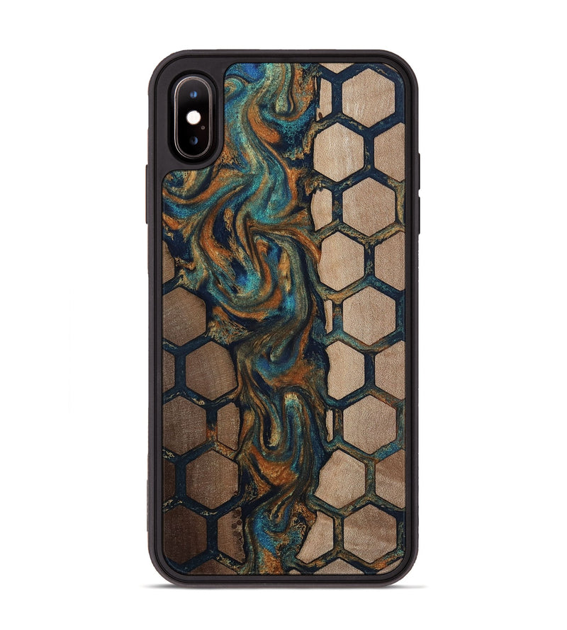 iPhone Xs Max Wood Phone Case - Malik (Pattern, 812144)