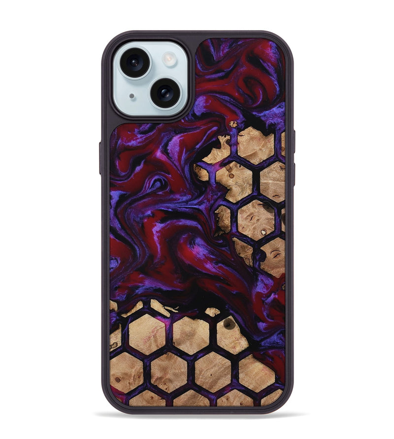iPhone 15 Plus Wood Phone Case - Suzan (Pattern, 812145)