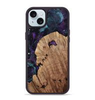 iPhone 15 Plus Wood Phone Case - Basil (Cosmos, 812156)