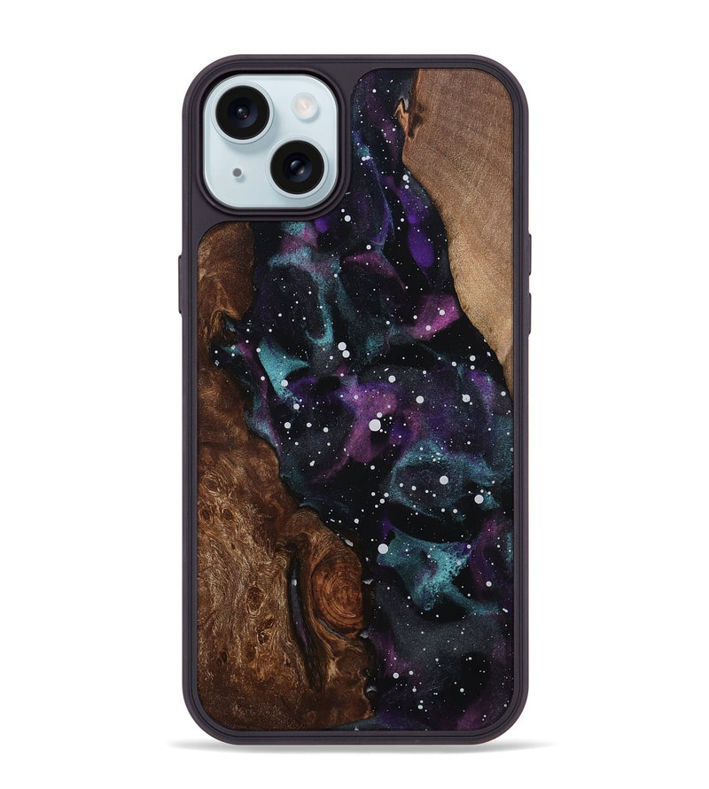 iPhone 15 Plus Wood Phone Case - Amelie (Cosmos, 812181)