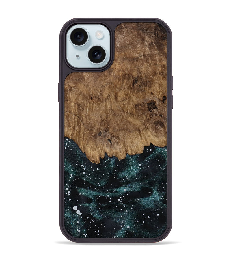 iPhone 15 Plus Wood Phone Case - Alesha (Cosmos, 812185)