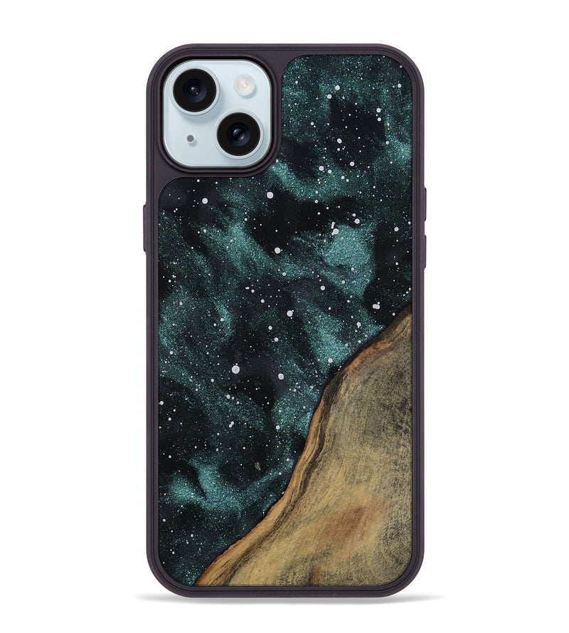 iPhone 15 Plus Wood Phone Case - Angela (Cosmos, 812186)