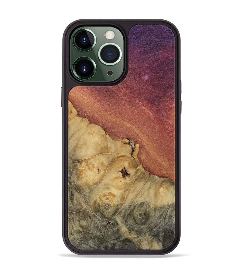 iPhone 13 Pro Max Wood Phone Case - Evelin (Purple, 812192)