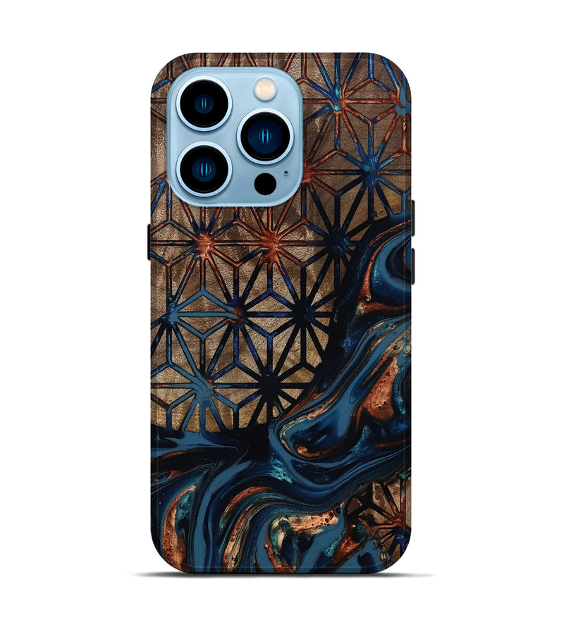 iPhone 14 Pro Wood Live Edge Phone Case - Rowland (Pattern, 812203)