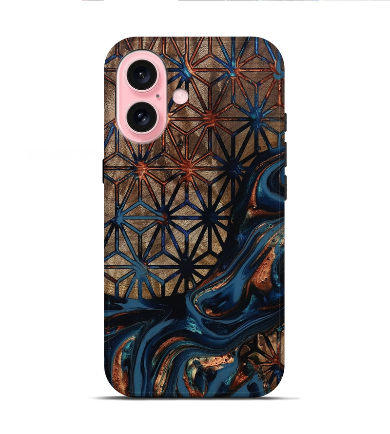 iPhone 16 Wood Live Edge Phone Case - Rowland (Pattern, 812203)