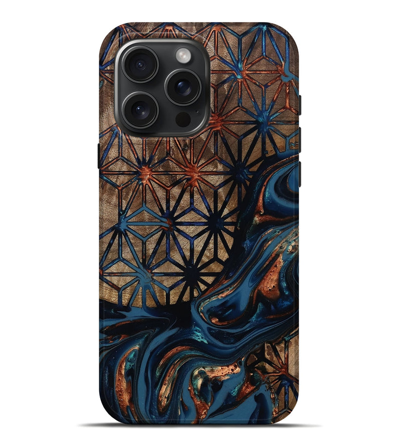 iPhone 16 Pro Max Wood Live Edge Phone Case - Rowland (Pattern, 812203)