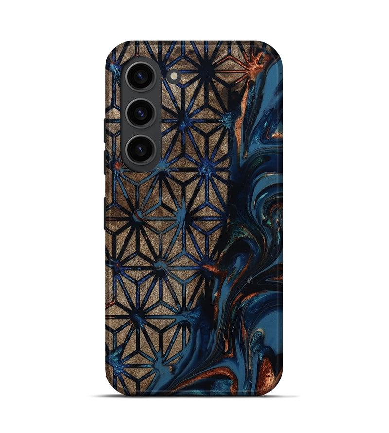 Galaxy S23 Wood Live Edge Phone Case - Alvah (Pattern, 812205)